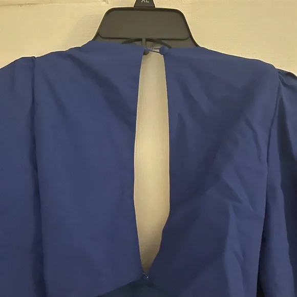 Banana Republic Royal Blue cut out plunging neck line dress women’s size 2